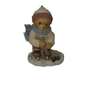 Enesco Cherished Teddies Brandon Friendship is My Goal Hockey Winter Bear 1998